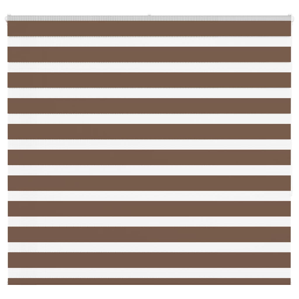 Zebra Blind Brown 155x150 cm Fabric Width 150.9 cm Polyester