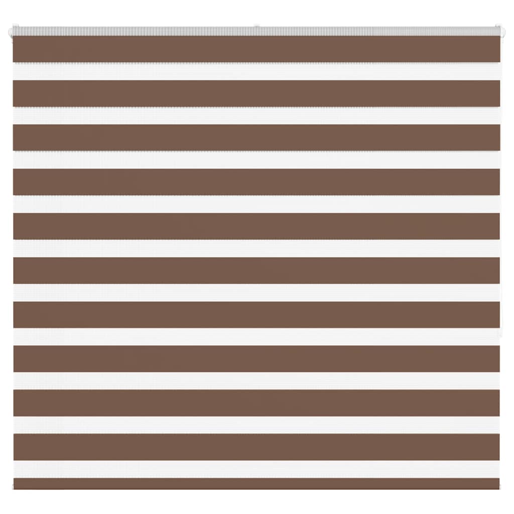 Zebra Blind Brown 160x150 cm Fabric Width 155.9 cm Polyester