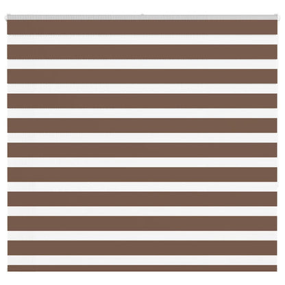 Zebra Blind Brown 160x150 cm Fabric Width 155.9 cm Polyester