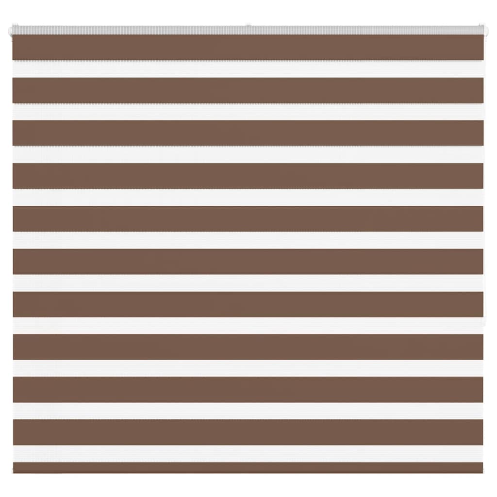 Zebra Blind Brown 165x150 cm Fabric Width 160.9 cm Polyester