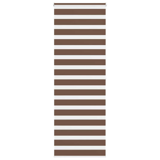 Zebra Blind Brown 70x200 cm Fabric Width 65.9 cm Polyester