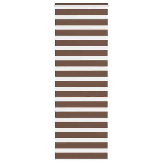 Zebra Blind Brown 90x200 cm Fabric Width 85.9 cm Polyester