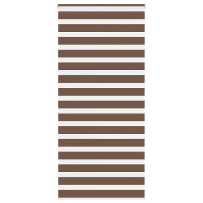 Zebra Blind Brown 95x200 cm Fabric Width 90.9 cm Polyester