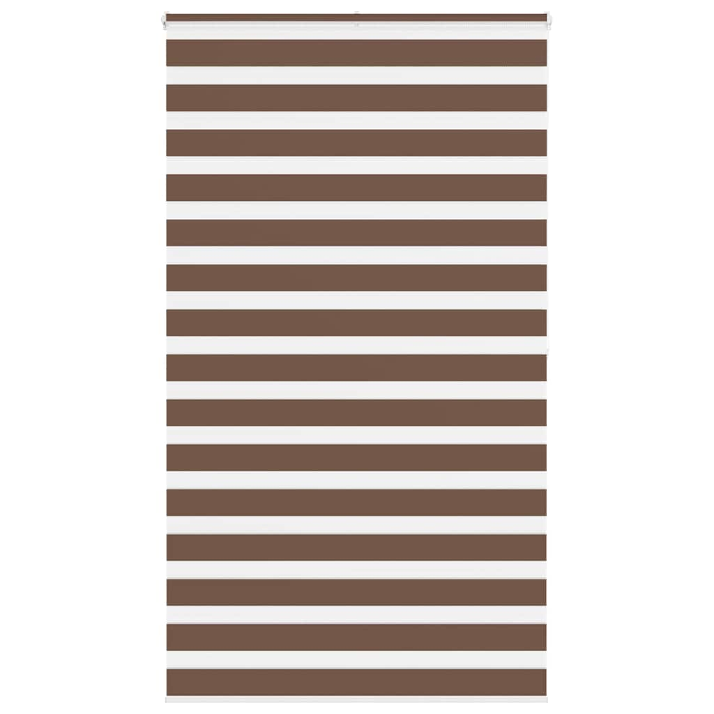 Zebra Blind Brown 120x200 cm Fabric Width 115.9 cm Polyester