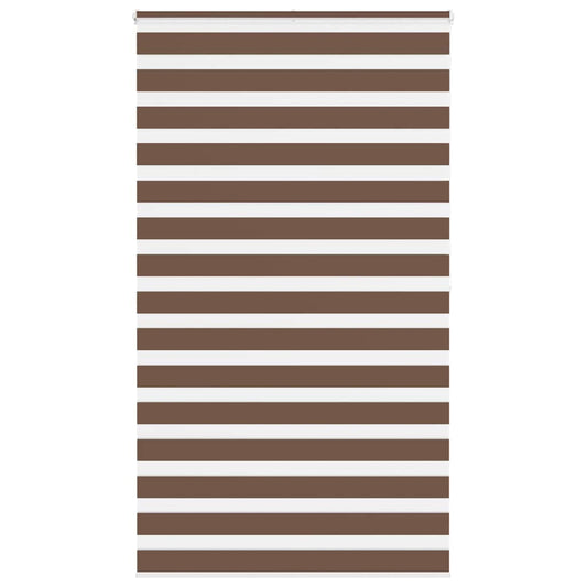 Zebra Blind Brown 120x200 cm Fabric Width 115.9 cm Polyester