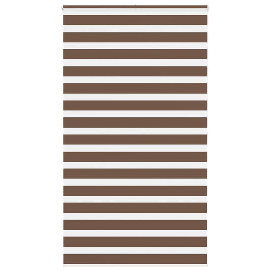 Zebra Blind Brown 125x200 cm Fabric Width 120.9 cm Polyester