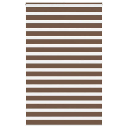 Zebra Blind Brown 140x200 cm Fabric Width 135.9 cm Polyester