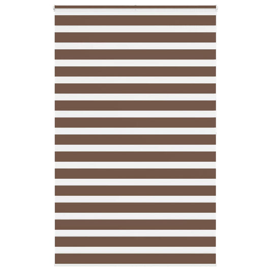 Zebra Blind Brown 150x200 cm Fabric Width 145.9 cm Polyester