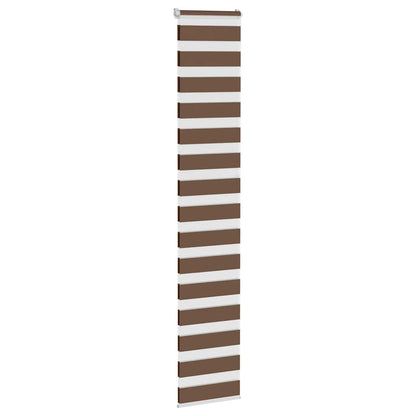 Zebra Blind Brown 45x230 cm Fabric Width 40.9 cm Polyester