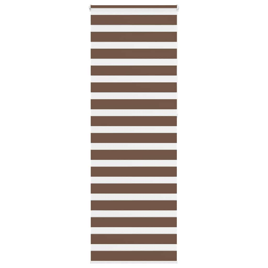 Zebra Blind Brown 70x230 cm Fabric Width 65.9 cm Polyester