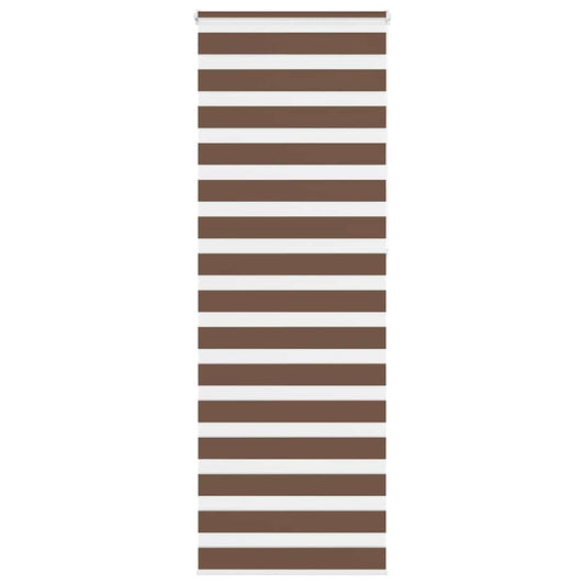 Zebra Blind Brown 70x230 cm Fabric Width 65.9 cm Polyester