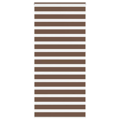 Zebra Blind Brown 110x230 cm Fabric Width 105.9 cm Polyester