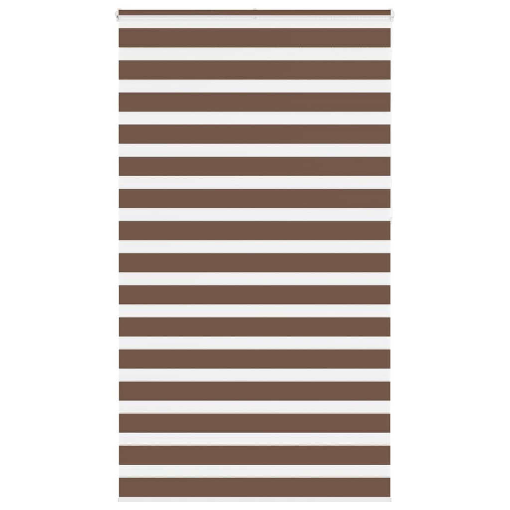 Zebra Blind Brown 120x230 cm Fabric Width 115.9 cm Polyester