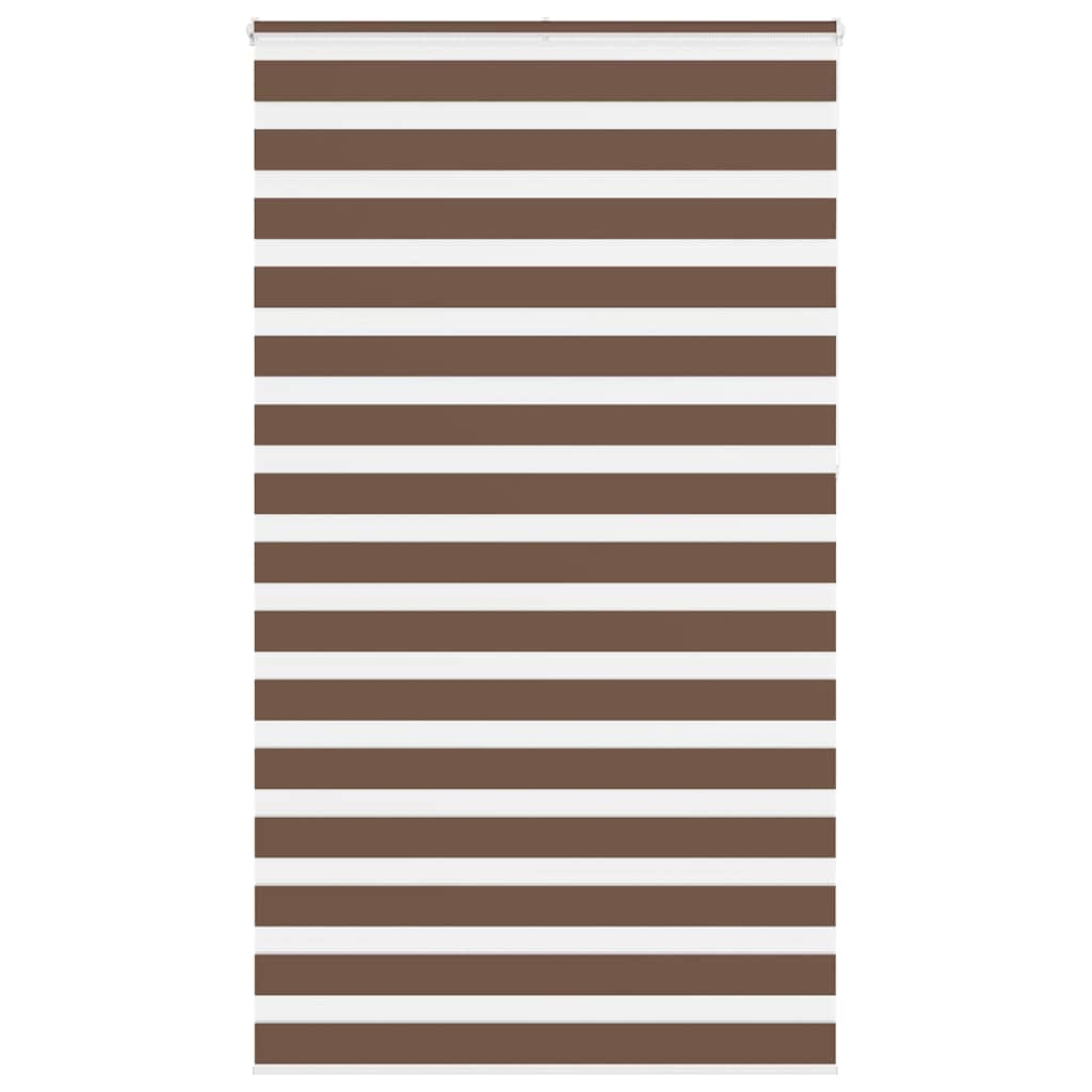 Zebra Blind Brown 135x230 cm Fabric Width 130.9 cm Polyester