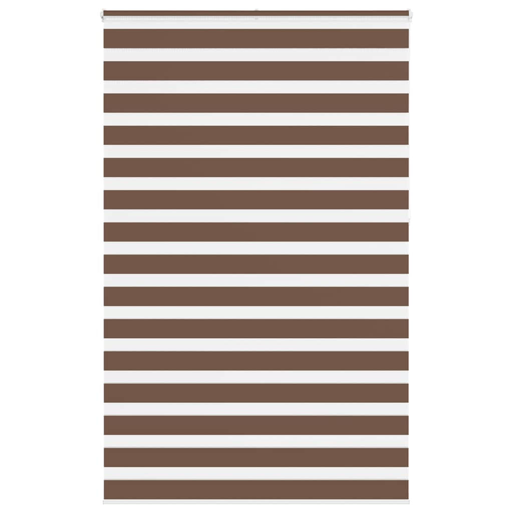 Zebra Blind Brown 140x230 cm Fabric Width 135.9 cm Polyester