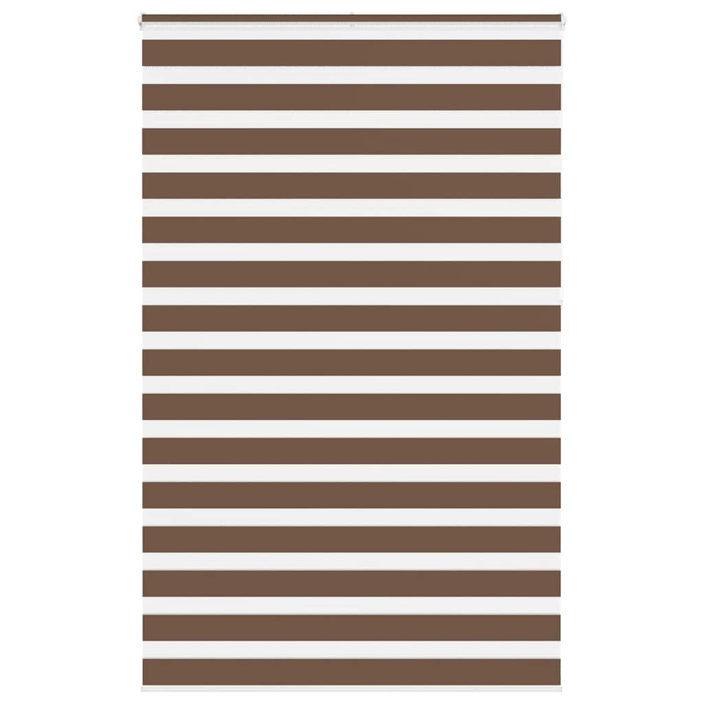 Zebra Blind Brown 145x230 cm Fabric Width 140.9 cm Polyester