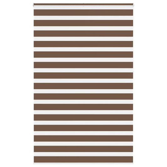 Zebra Blind Brown 145x230 cm Fabric Width 140.9 cm Polyester