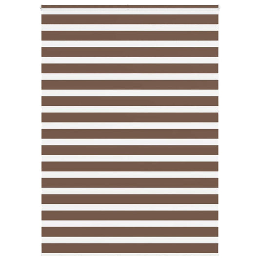 Zebra Blind Brown 160x230 cm Fabric Width 155.9 cm Polyester