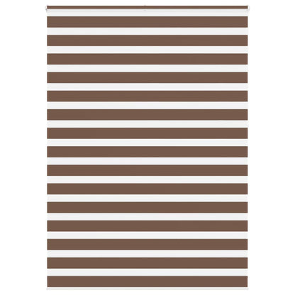 Zebra Blind Brown 165x230 cm Fabric Width 160.9 cm Polyester