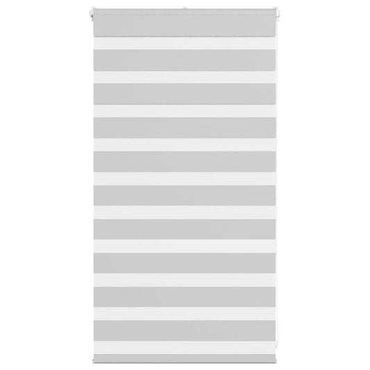 Zebra Blind Light Grey 80x100 cm Fabric Width 75.9 cm Polyester