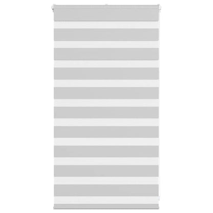 Zebra Blind Light Grey 85x100 cm Fabric Width 80.9 cm Polyester