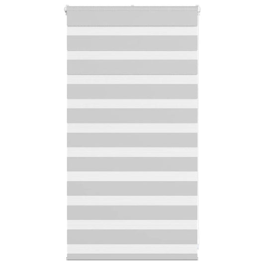 Zebra Blind Light Grey 85x100 cm Fabric Width 80.9 cm Polyester