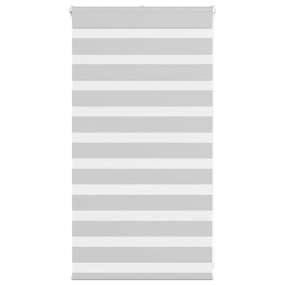 Zebra Blind Light Grey 90x100 cm Fabric Width 85.9 cm Polyester