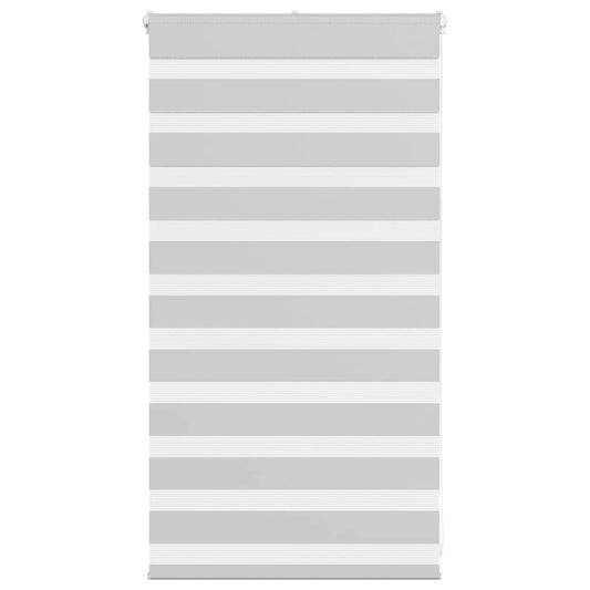 Zebra Blind Light Grey 90x100 cm Fabric Width 85.9 cm Polyester