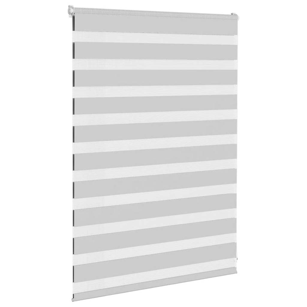 Zebra Blind Light Grey 95x100 cm Fabric Width 90.9 cm Polyester