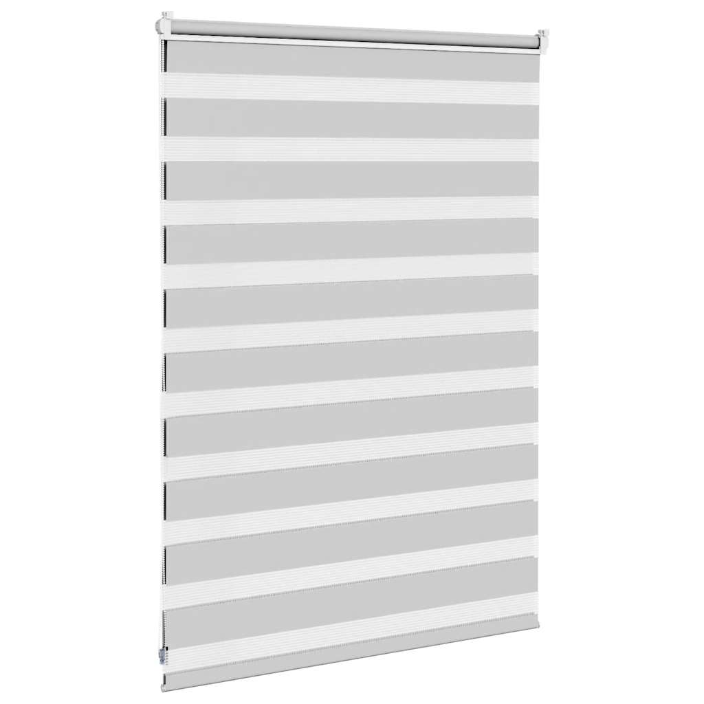 Zebra Blind Light Grey 95x100 cm Fabric Width 90.9 cm Polyester