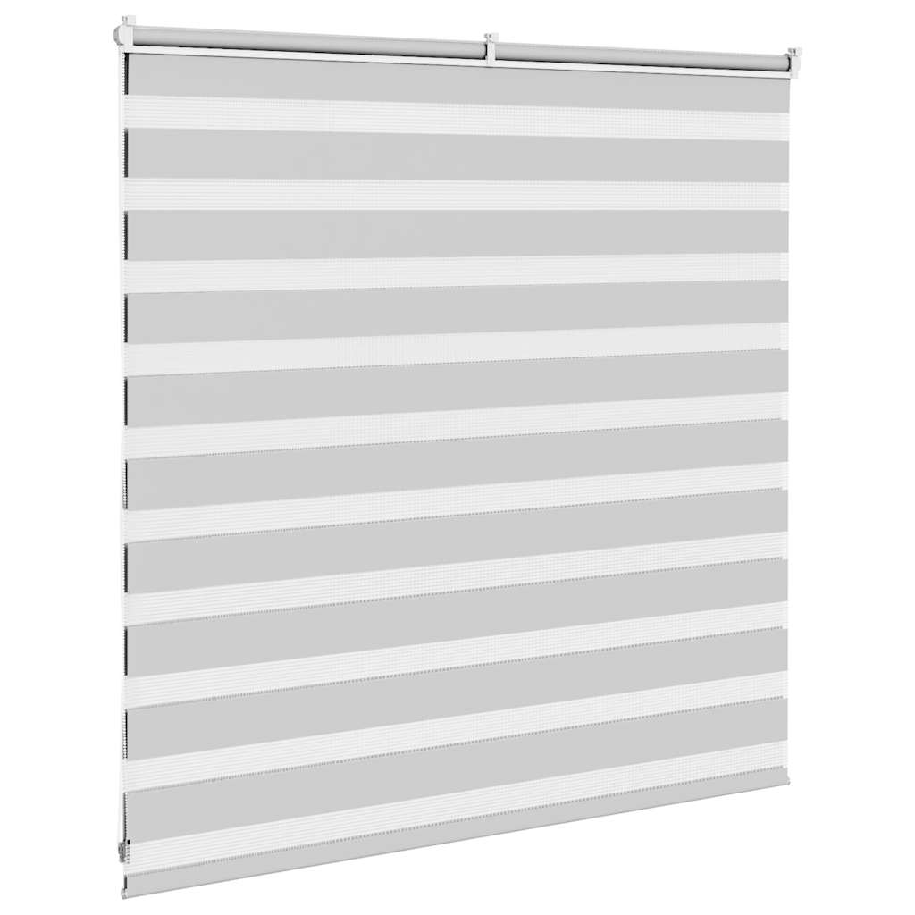 Zebra Blind Light Grey 145x100 cm Fabric Width 140.9 cm Polyester