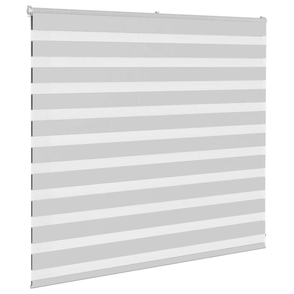 Zebra Blind Light Grey 155x100 cm Fabric Width 150.9 cm Polyester