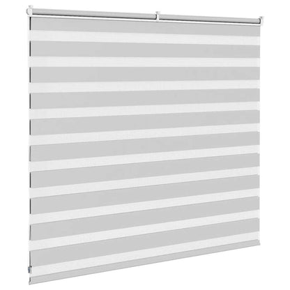 Zebra Blind Light Grey 160x100 cm Fabric Width 155.9 cm Polyester