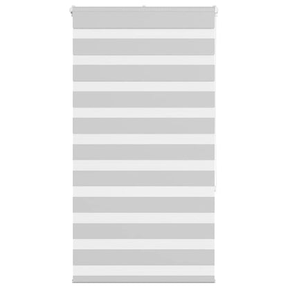 Zebra Blind Light Grey 75x150 cm Fabric Width 70.9 cm Polyester