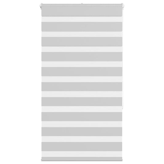 Zebra Blind Light Grey 80x150 cm Fabric Width 75.9 cm Polyester