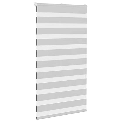 Zebra Blind Light Grey 80x150 cm Fabric Width 75.9 cm Polyester