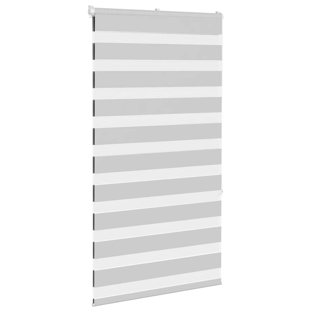 Zebra Blind Light Grey 85x150 cm Fabric Width 80.9 cm Polyester