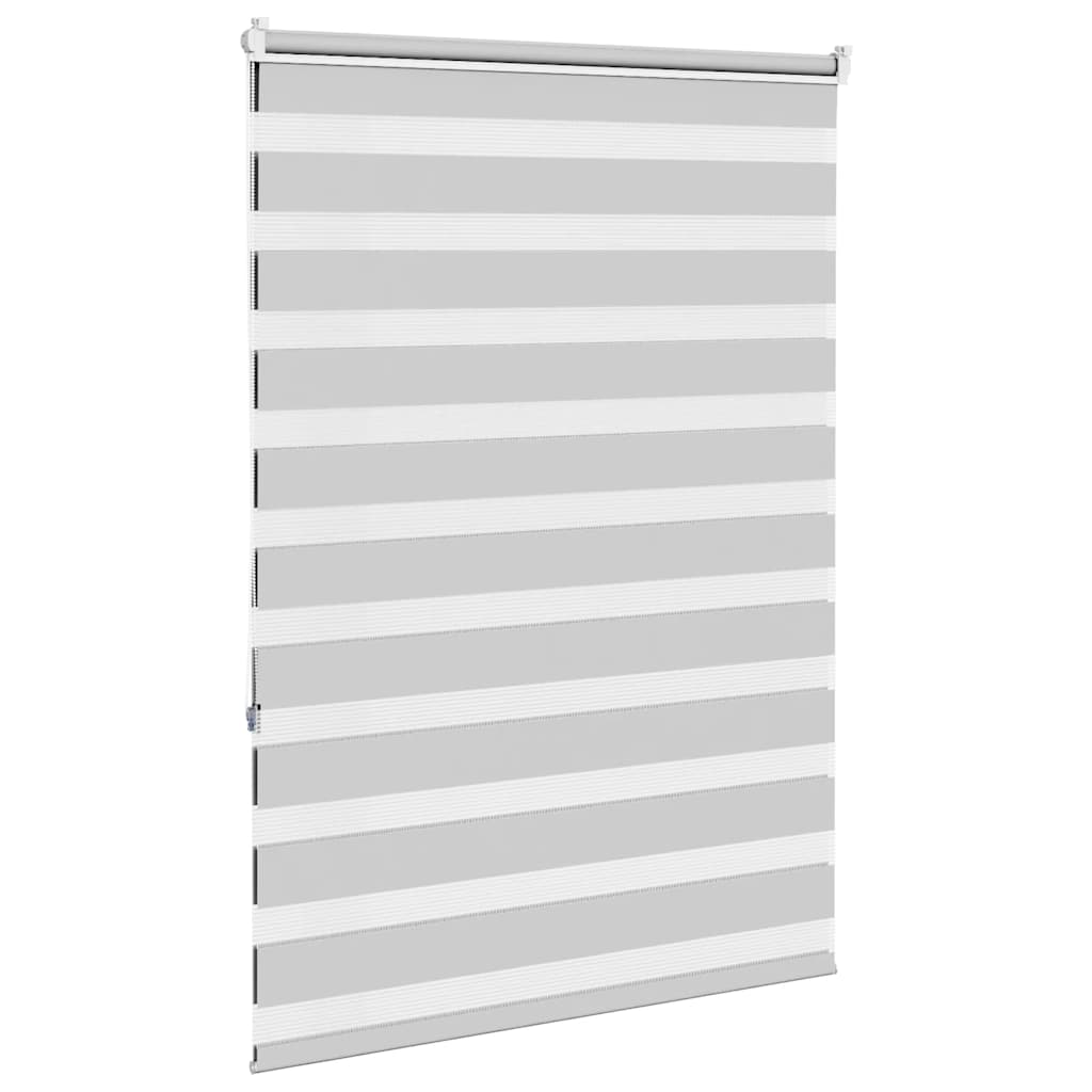 Zebra Blind Light Grey 95x150 cm Fabric Width 90.9 cm Polyester