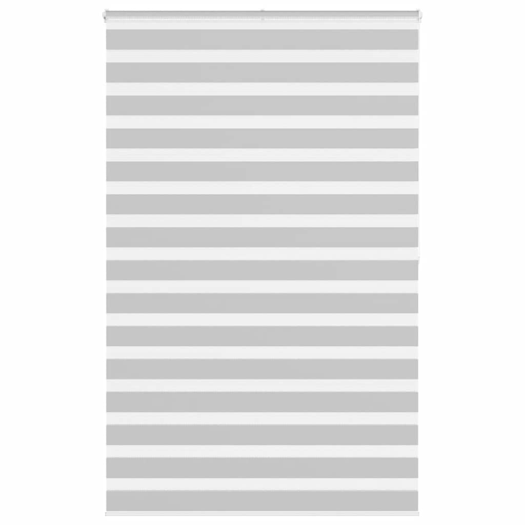 Zebra Blind Light Grey 140x200 cm Fabric Width 135.9 cm Polyester