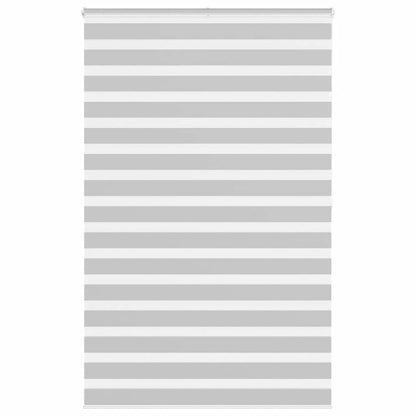 Zebra Blind Light Grey 140x200 cm Fabric Width 135.9 cm Polyester