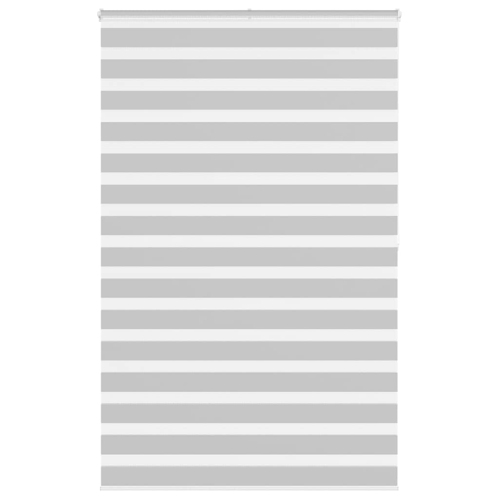 Zebra Blind Light Grey 150x200 cm Fabric Width 145.9 cm Polyester