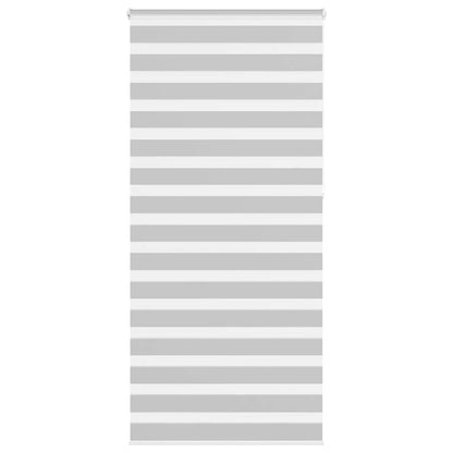 Zebra Blind Light Grey 105x230 cm Fabric Width 100.9 cm Polyester