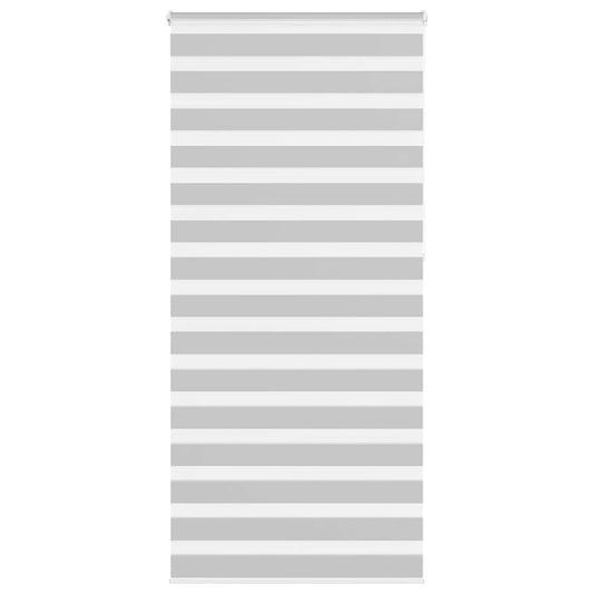 Zebra Blind Light Grey 105x230 cm Fabric Width 100.9 cm Polyester