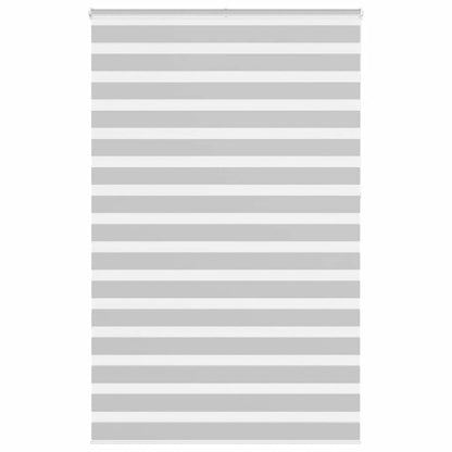 Zebra Blind Light Grey 140x230 cm Fabric Width 135.9 cm Polyester