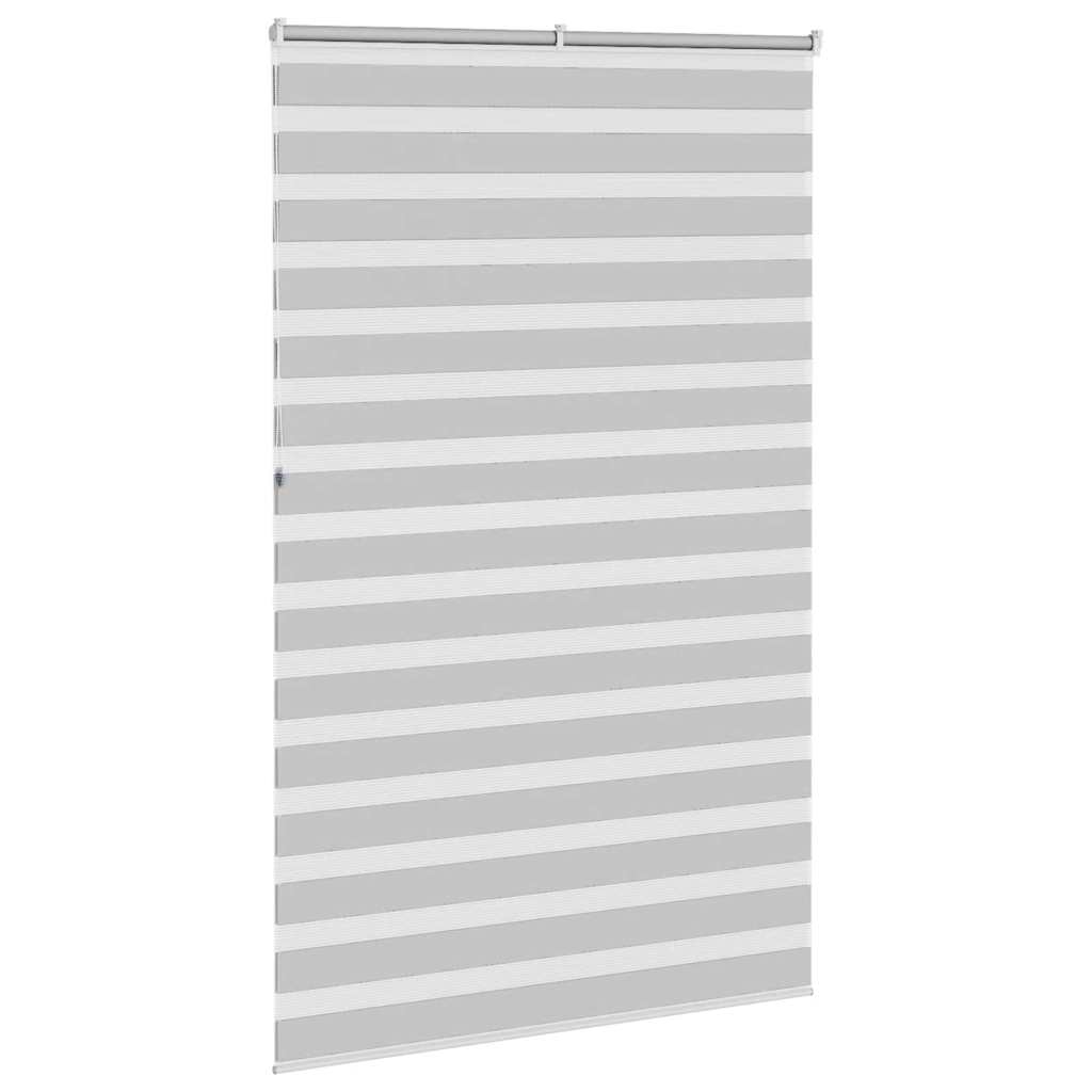 Zebra Blind Light Grey 140x230 cm Fabric Width 135.9 cm Polyester