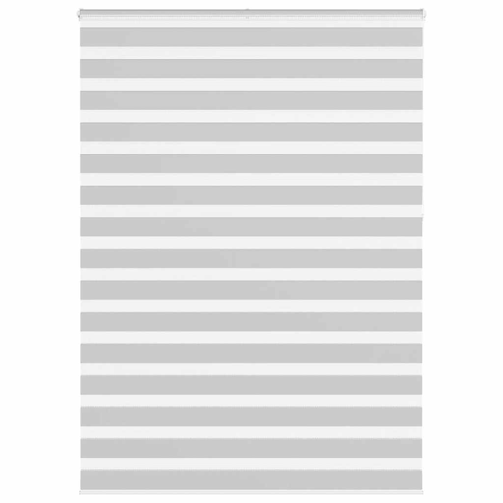 Zebra Blind Light Grey 155x230 cm Fabric Width 150.9 cm Polyester