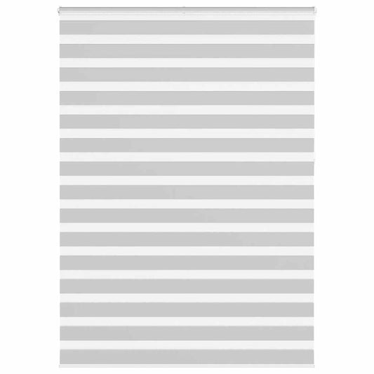 Zebra Blind Light Grey 155x230 cm Fabric Width 150.9 cm Polyester