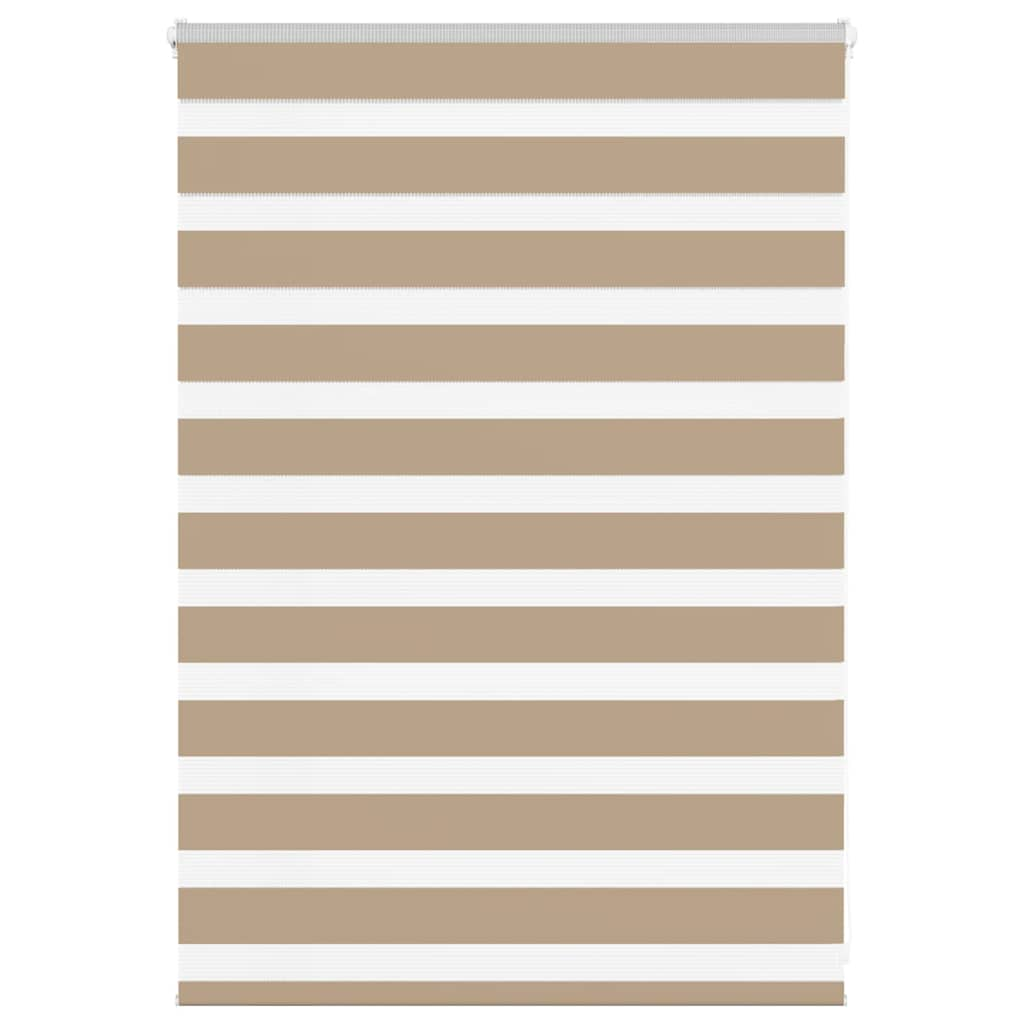 Zebra Blind Sand Brown 115x100 cm Fabric Width 110.9 cm Polyester