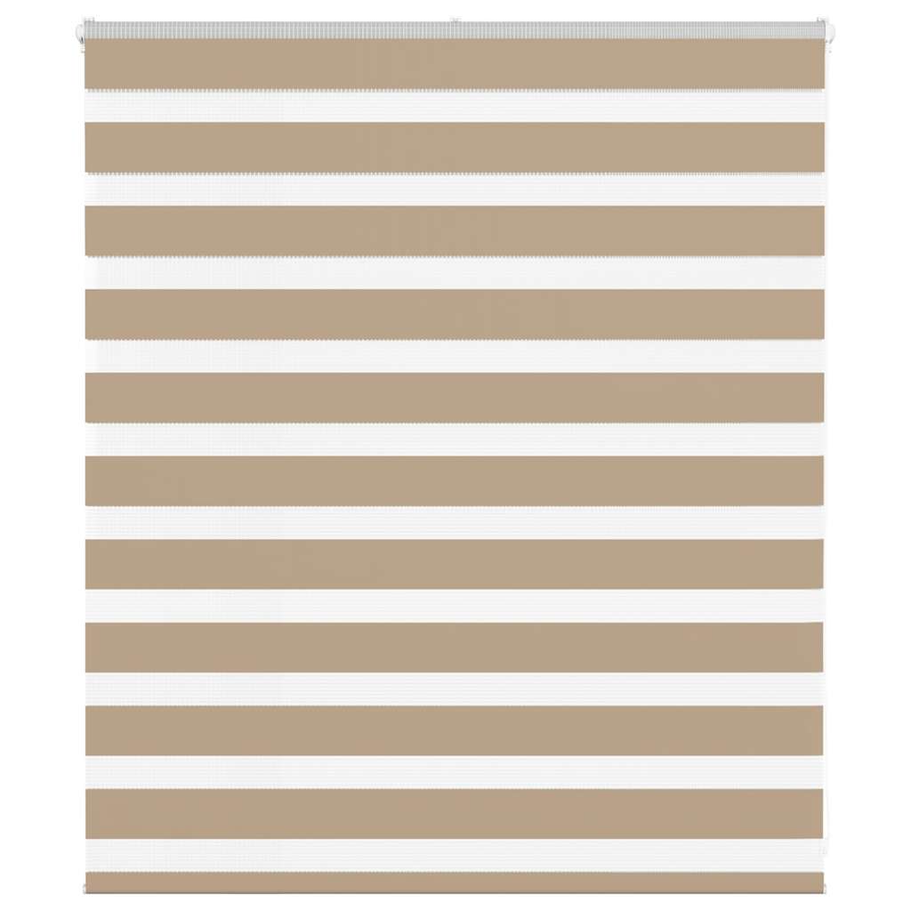 Zebra Blind Sand Brown 120x100 cm Fabric Width 115.9 cm Polyester