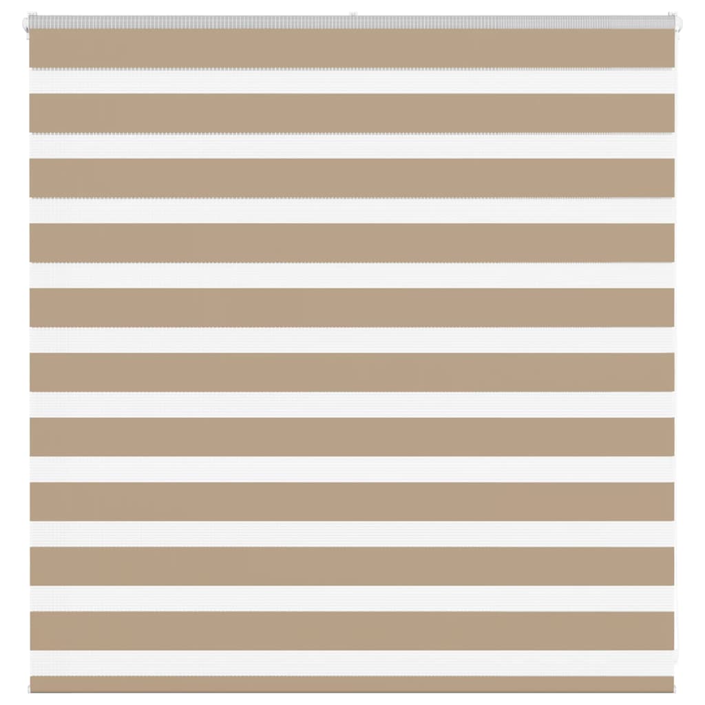 Zebra Blind Sand Brown 145x100 cm Fabric Width 140.9 cm Polyester